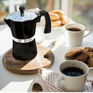 Zulay Kitchen Stovetop Espresso Maker - Green Ombre Moka Pot - 6 Cup